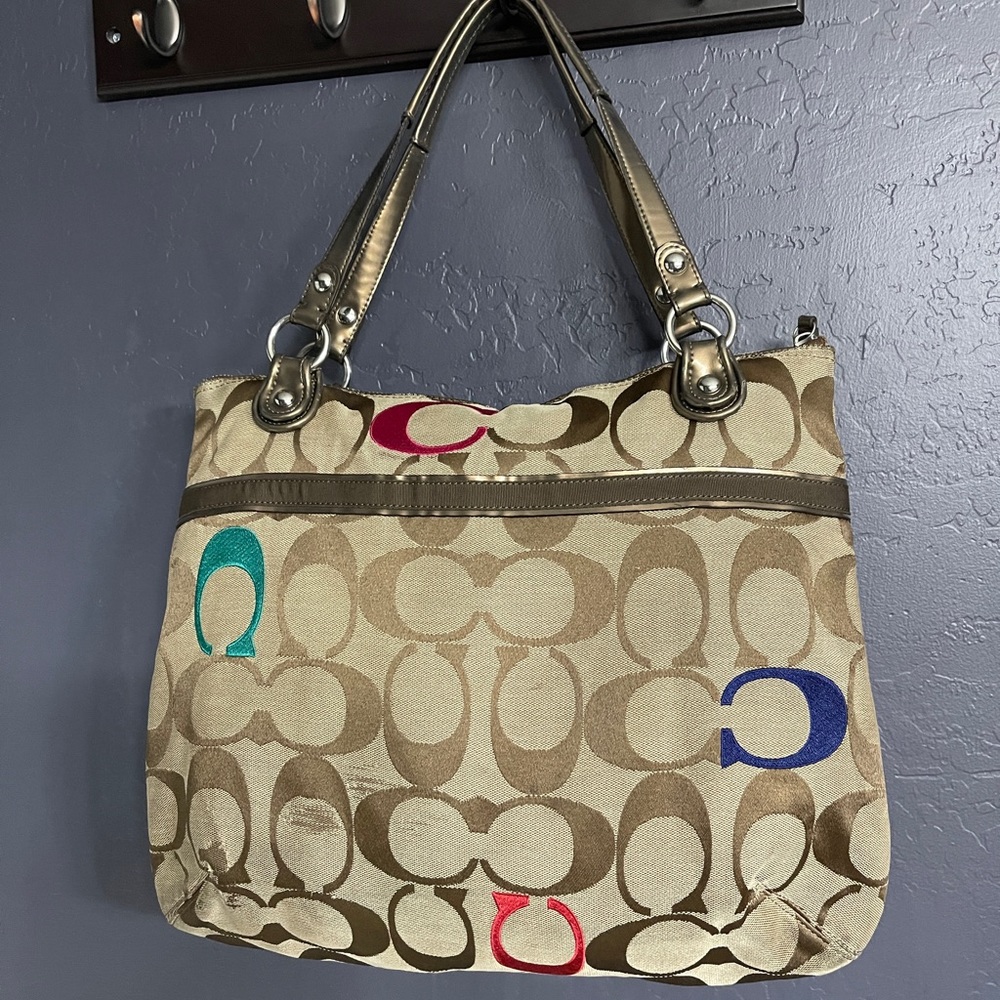 Authentic Coach Canvas Bag